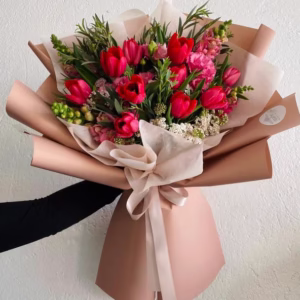 Tulipanes rojos 10 piezas