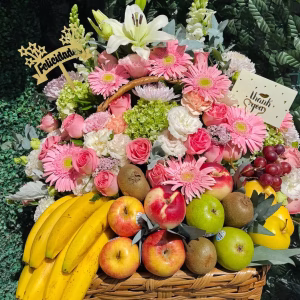 Canasta frutal mediana