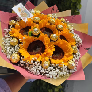 Girasoles y chocolates