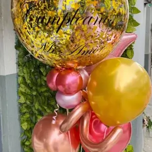 Bouquet de globos con helio