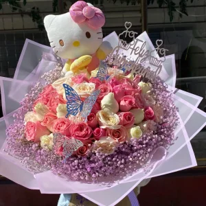 50 rosas kitty
